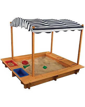 KidKraft Gioco da Esterno Sandbox con Baldacchino - Legno Giochi da Esterno_