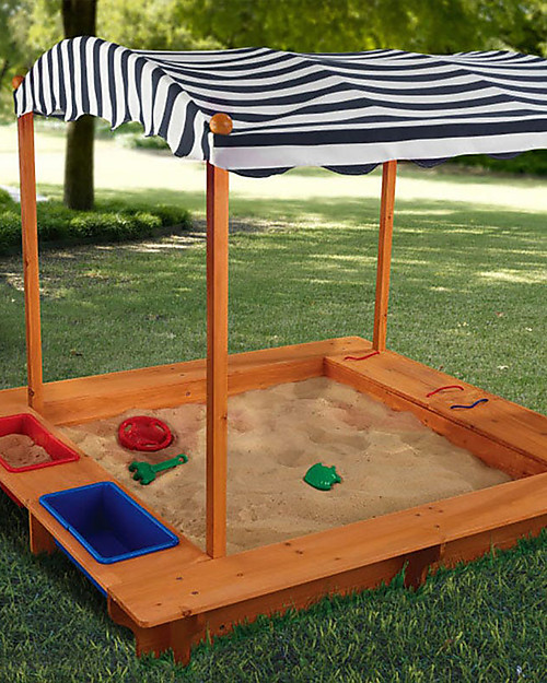KidKraft Gioco da Esterno Sandbox con Baldacchino - Legno Giochi da Esterno_