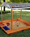KidKraft Gioco da Esterno Sandbox con Baldacchino - Legno Giochi da Esterno_