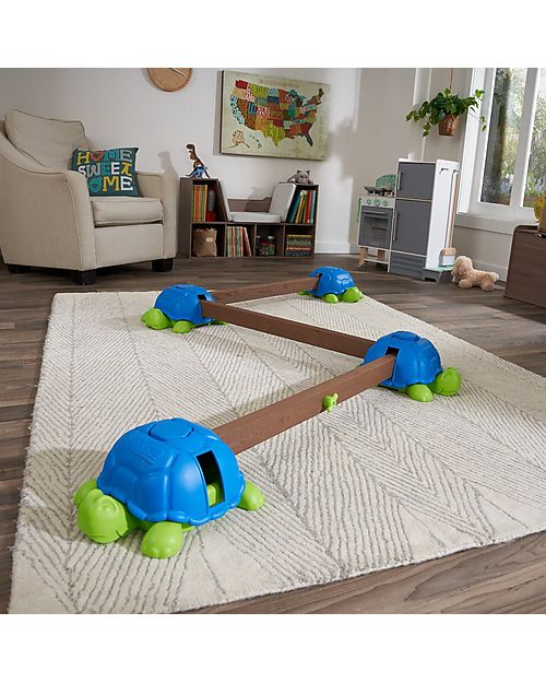 KidKraft Gioco di Equilibrio - Turtle Totter Balance Beam - Divertimento e Sviluppo Psicomotorio Giochi da Esterno_