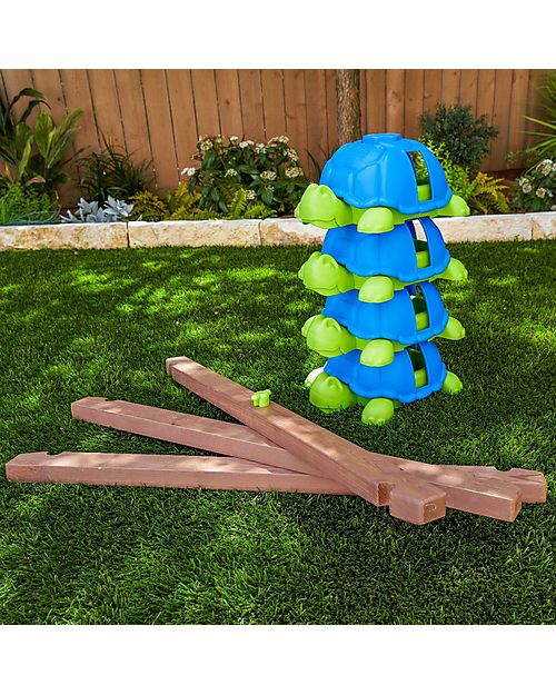 KidKraft Gioco di Equilibrio - Turtle Totter Balance Beam - Divertimento e Sviluppo Psicomotorio Giochi da Esterno_