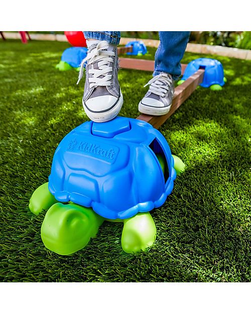KidKraft Gioco di Equilibrio - Turtle Totter Balance Beam - Divertimento e Sviluppo Psicomotorio Giochi da Esterno_