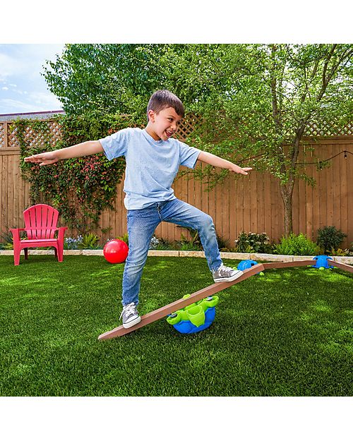 KidKraft Gioco di Equilibrio - Turtle Totter Balance Beam - Divertimento e Sviluppo Psicomotorio Giochi da Esterno_