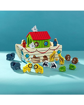 KidKraft Gioco di Riconoscimento con Formine Arca di Noè Case delle Bambole