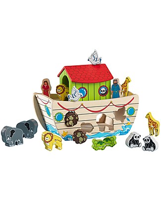 KidKraft Gioco di Riconoscimento con Formine Arca di Noè Case delle Bambole