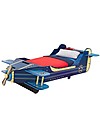 KidKraft Lettino per Bambini Stile Aeroplano con Vano Portaoggetti - Legno Letti Singoli