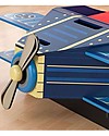 KidKraft Lettino per Bambini Stile Aeroplano con Vano Portaoggetti - Legno Letti Singoli