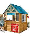 KidKraft OUTLET - Casetta Gioco da Esterno in Legno - Lakeside Bungalow - Pezzo di Showroom Casette per Bambini