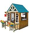 KidKraft OUTLET - Casetta Gioco da Esterno in Legno - Lakeside Bungalow - Pezzo di Showroom Casette per Bambini