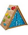KidKraft Rifugio in Legno con Parete da Arrampicata - Avventura e Relax in Totale Sicurezza Casette per Bambini
