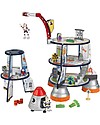 KidKraft Set Gioco in Legno Razzo Spaziale - Con astronauti, alieni e robot! Giochi Creativi