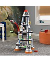 KidKraft Set Gioco in Legno Razzo Spaziale - Con astronauti, alieni e robot! Giochi Creativi