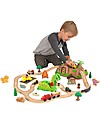 KidKraft Set Treno di Dinosauri - con tanti Personaggi - Legno Macchine e Trenini  in Legno