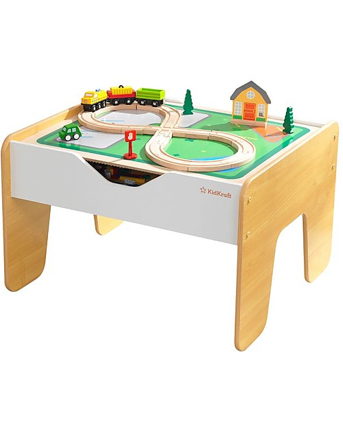 tavolo da apprendimento prescolare Sweet Home colore: grigio Tavolo da gioco in legno per bambini set da tavolo per bambini tavolo per lo svezzamento 