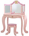 KidKraft Toeletta e Sgabello Stile Principessa Far finta di