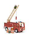 Kid's Concept Camion dei Pompieri in Legno Aiden - Rosso - É ora di Salvare Qualcuno! Macchine e Trenini  in Legno