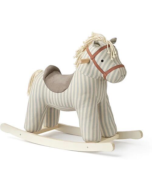 Kid's Concept Cavallo a Dondolo - Sam Aiden - Righe - 18m+ Cavalcabili