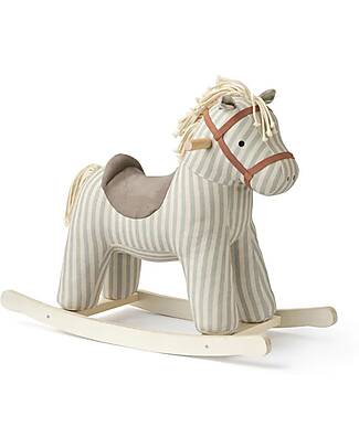 Kid's Concept Cavallo a Dondolo - Sam Aiden - Righe - 18m+ Cavalcabili