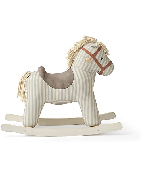Kid's Concept Cavallo a Dondolo - Sam Aiden - Righe - 18m+ Cavalcabili