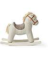 Kid's Concept Cavallo a Dondolo - Sam Aiden - Righe - 18m+ Cavalcabili