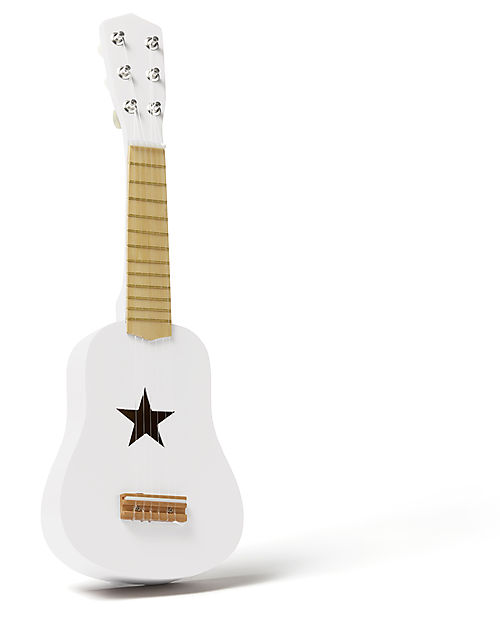 Kid's Concept Chitarra Bambino in Legno - Bianco - Lasciati Ispirare dalla Musica! Strumenti Musicali