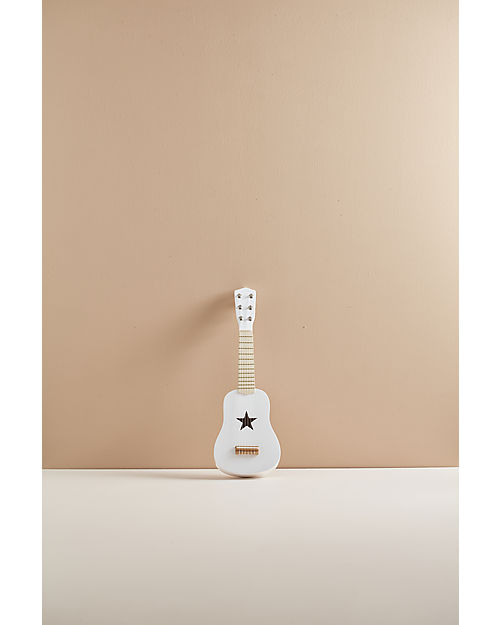 Kid's Concept Chitarra Bambino in Legno - Bianco - Lasciati Ispirare dalla Musica! Strumenti Musicali
