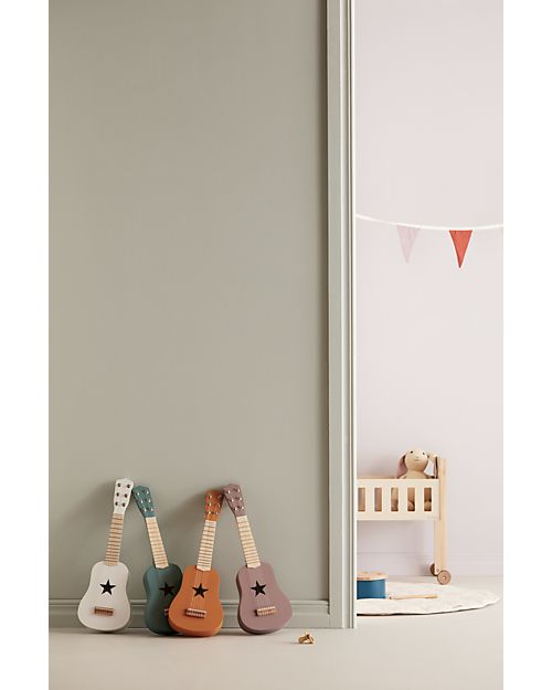 Kid's Concept Chitarra Bambino in Legno - Verde - Lasciati ispirare dalla musica! Strumenti Musicali