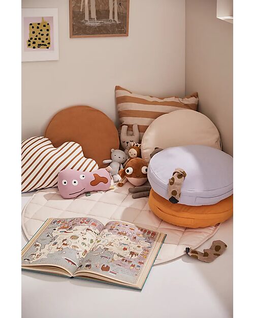 Kid's Concept Cuscino Arredo - Lilla - 100% Cotone Bio Cuscini Arredo