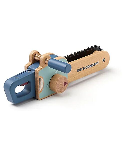 Kid's Concept Giocattolo Sega Motorizzata - in Legno - con Tasto Accensione Far finta di