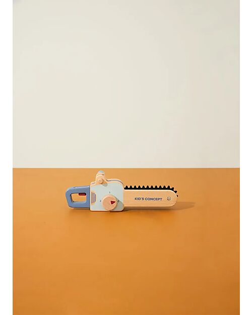 Kid's Concept Giocattolo Sega Motorizzata - in Legno - con Tasto Accensione Far finta di