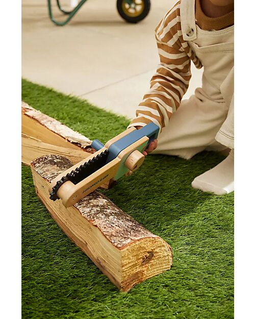 Kid's Concept Giocattolo Sega Motorizzata - in Legno - con Tasto Accensione Far finta di