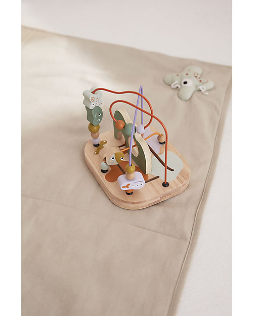 Gioco Arcobaleno Montessori: Perline E Clip In Legno – Smistamento Colori 3-6 Anni