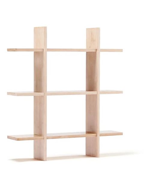 Kid's Concept Mensola a Tre Livelli in Legno - Naturale - Perfetta per Giocattoli//Libri e Disegni! Mensole