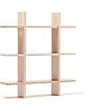 Kid's Concept Mensola a Tre Livelli in Legno - Naturale - Perfetta per Giocattoli//Libri e Disegni! Mensole