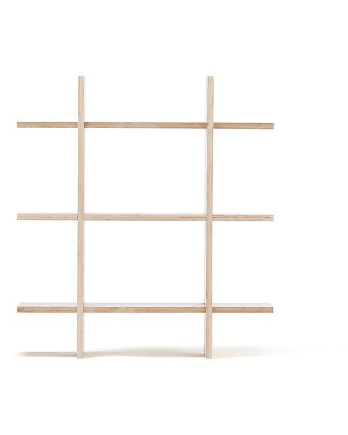 Kid's Concept Mensola a Tre Livelli in Legno - Naturale - Perfetta per Giocattoli//Libri e Disegni! Mensole