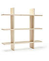 Kid's Concept Mensola a Tre Livelli in Legno - Naturale - Perfetta per Giocattoli//Libri e Disegni! Mensole