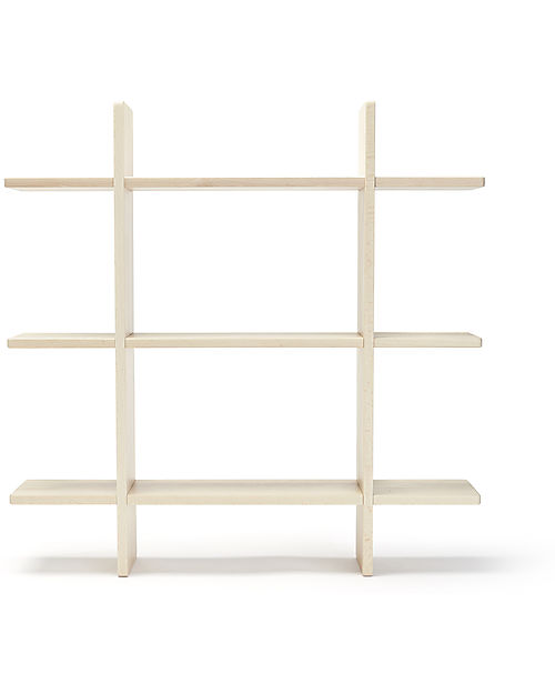 Kid's Concept Mensola a Tre Livelli in Legno - Naturale - Perfetta per Giocattoli//Libri e Disegni! Mensole