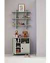 Kid's Concept Mobiletto in Legno con Tre Sezioni - Verde Chiaro - Con staffa sul retro per evitare il ribaltamento! Comodini