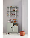 Kid's Concept Mobiletto in Legno con Tre Sezioni - Verde Chiaro - Con staffa sul retro per evitare il ribaltamento! Comodini