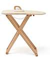 Kid's Concept Set con Asse e Ferro da Stiro - Legno e Cotone - Altezza regolabile! Far finta di