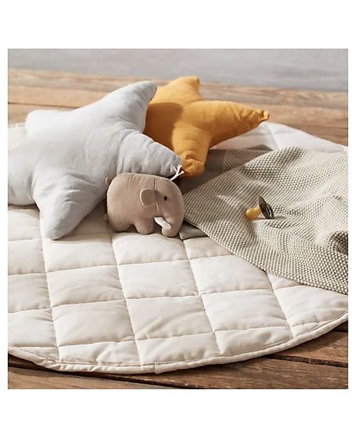 Kid's Concept Tappeto da Gioco Tondo  Lavabile - 98 cm diametro - Da Utilizzare Dentro la Tenda! Tappeti Gioco Imbottiti