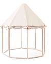 Kid's Concept Tenda da Gioco a Padiglione in Cotone - Bianco Sporco - Il rifugio perfetto! Tende Gioco