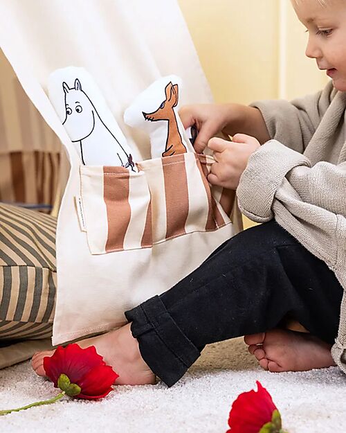 Kid's Concept Tenda da Gioco con Figure - Moomin - 100% Cotone - 2+ anni Tende Gioco