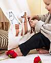 Kid's Concept Tenda da Gioco con Figure - Moomin - 100% Cotone - 2+ anni Tende Gioco