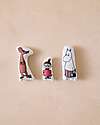 Kid's Concept Tenda da Gioco con Figure - Moomin - 100% Cotone - 2+ anni Tende Gioco