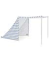 Kid's Concept Tenda da Spiaggia - Blu e Bianco - Righe - Protegge dai raggi UVA e UVB Giochi da Spiaggia