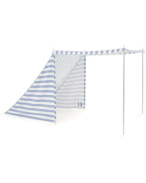 Kid's Concept Tenda da Spiaggia - Blu e Bianco - Righe - Protegge dai raggi UVA e UVB Giochi da Spiaggia