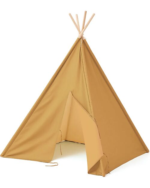 Kid's Concept Tenda Teepee - Giallo - 100% Cotone Bio Tende Gioco