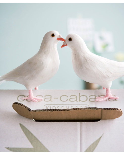 Kidsonroof Casa Cabana Deco 70 x 70 x 105 cm - Casetta Rifugio Pieghevole - 100% Cartone Riciclato (si ripone facilmente) Casette per Bambini