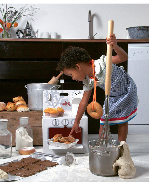 Kidsonroof Cucina Cocorico - Cooker (Cartone Riciclato e Biodegradabile!) - Giochi Creativi